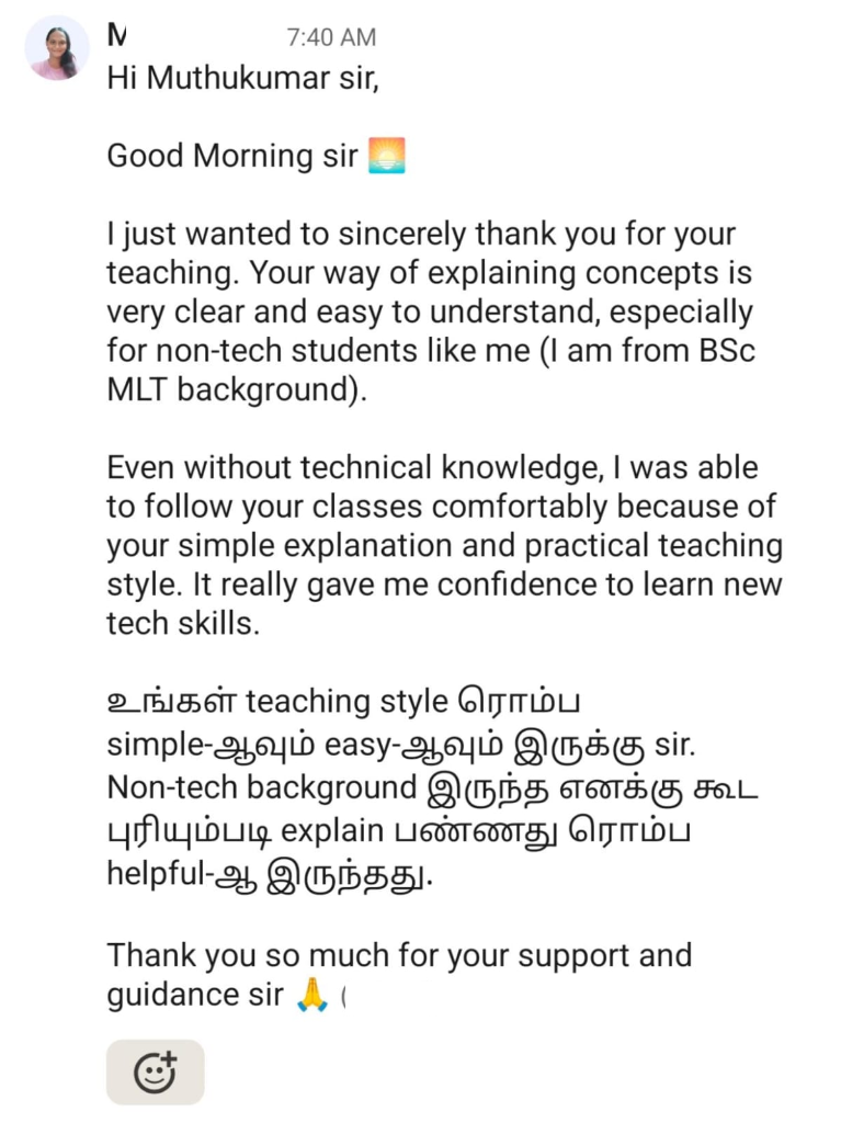 Meena Student Review